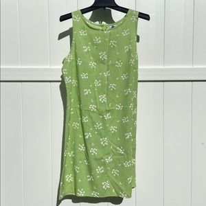 California Concepts Gingham & Floral Shift Dress